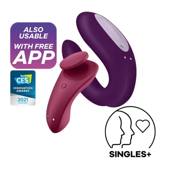 Набір Satisfyer Partner Box 1 (вібратор для пар Double Joy + вібратор у трусики Sexy Secret) - фото