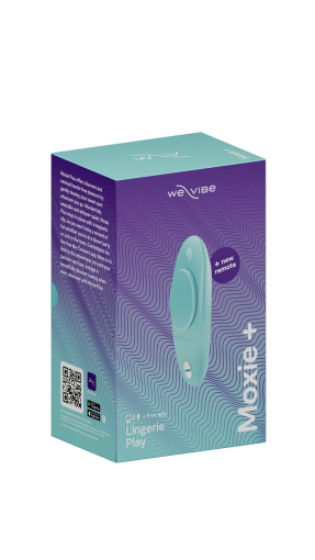 Смарт-вібратор у трусики We-Vibe Moxie+ Aqua, оновлений пульт ДК - фото №3