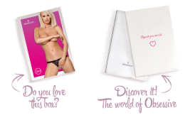 Мереживні танги з доступом Obsessive 828-THC-1 crotchless thong S/M, чорні - - фото №8