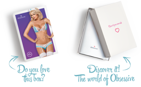 Еротичний костюм медсестри Obsessive 834-CST-6 L/XL, біло-блакитний - фото №8