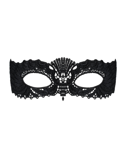 Мереживна маска Obsessive A700 mask, єдиний розмір, чорна №2