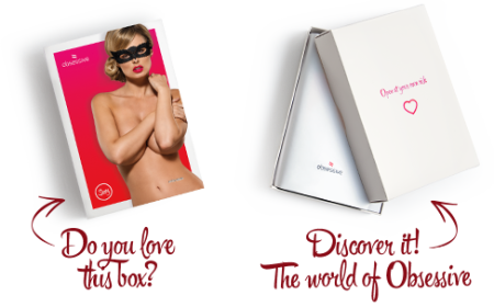 Мереживна маска Obsessive A700 mask, єдиний розмір, чорна №4