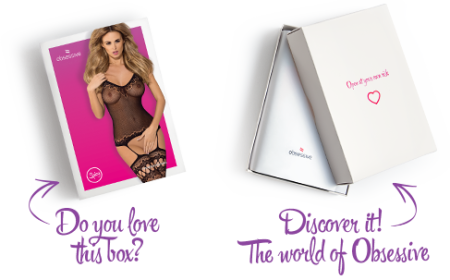 (SALE) Бодістокінг Obsessive Bodystocking F214 black S/M/L, імітація корсета та панчіх на підв’язках - фото №7