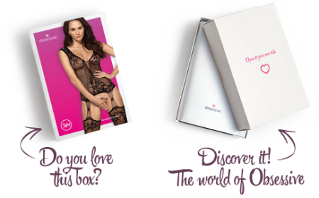 (SALE) Бодістокінг Obsessive Bodystocking F221 XL/XXL, силуетний квітковий малюнок, імітація панчіх - фото №7