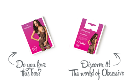 (SALE) Бодістокінг Obsessive Bodystocking F234 S/M/L, абстрактний малюнок, глибоке декольте - фото №7