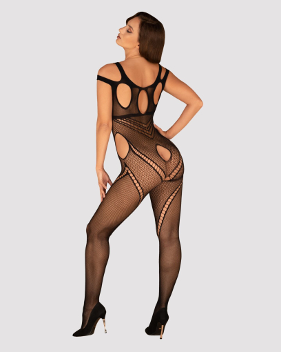 Бодістокінг Obsessive Bodystocking G322 S/M/L, фантасмагорично-силуетний крій №4