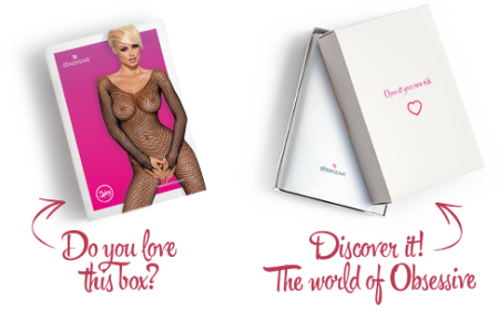 Сітчастий бодістокінг із довгим рукавом Obsessive Bodystocking N109 black S/M/L, чорний, комбінезон - фото №5