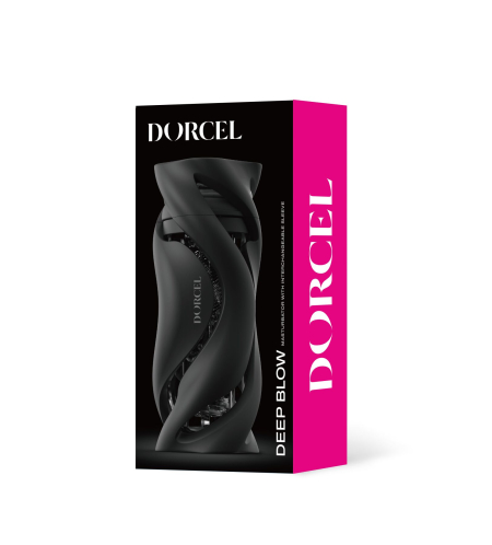 Мастурбатор Dorcel DEEP BLOW BLACK, подвійне використання - фото №6