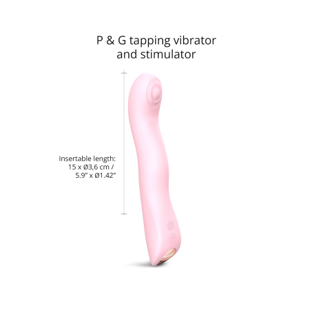 Вібратор Love To Love SWAP - BABY PINK, з пульсівною перлиною для точки G, 3 мотори, гнеться - фото №2