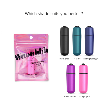 Віброкуля Love To Love WAOUHHH - DANGER PINK, 7 режимів, на батарейках - фото №3