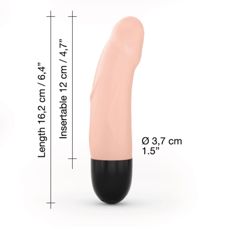 Вібратор Dorcel Real Vibration S Flesh 2.0, діаметр 3,7см, перезаряджається, для точки G - фото №4