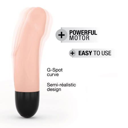 Вібратор Dorcel Real Vibration S Flesh 2.0, діаметр 3,7см, перезаряджається, для точки G - фото №2