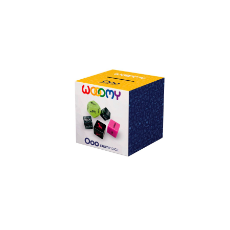 Набір кубиків Wooomy Ooo 5 Dice Set (EN): місця та пози для сексу, інтимні дії та частини тіла - фото №4