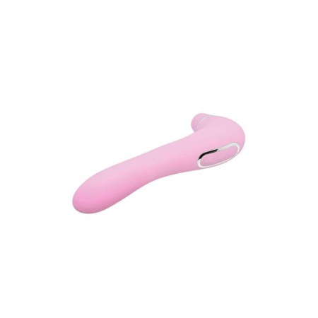 Вакуумний стимулятор з вібрацією Wooomy Smoooch Pink Clitoral Suction & Vibration, 10х2 режимів - фото №3