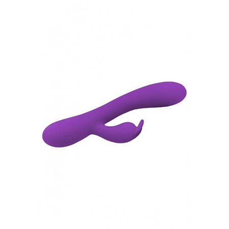 Вібратор-кролик Wooomy Gili-Gili Vibrator with Heat Purple, відросток з вушками, підігрів до 40°С - фото №2