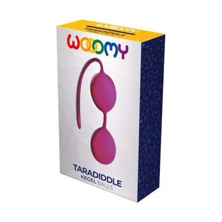Вагінальні кульки Wooomy Taradiddle Kegel Ball, діаметр 3,5 см, маса 54 г - фото №3