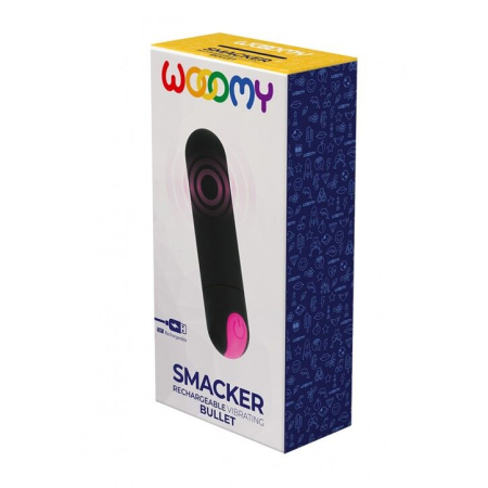 Віброкуля Wooomy Smacker, перезаряджувана, 10 швидкостей вібрації - фото №2