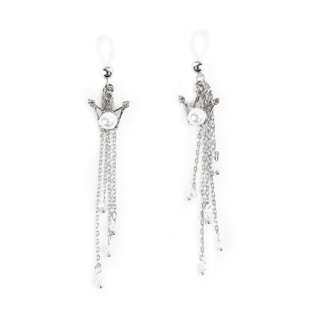 Прикраси на соски Art of Sex - Crown, Срібло - фото №2