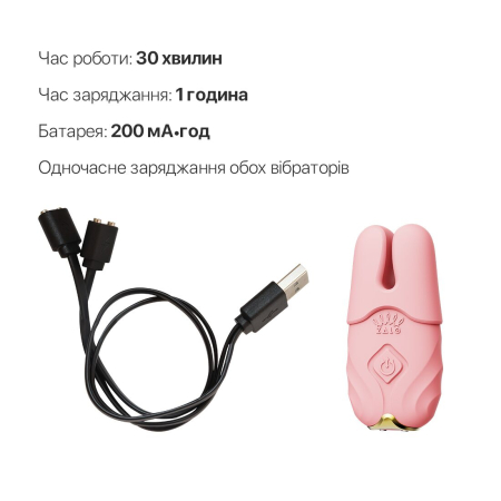 Смарт-вібратор для грудей Zalo - Nave Coral Pink, пульт ДК, робота через додаток - фото №6