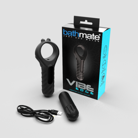 Ерекційне кільце з віброкулею Bathmate Vibe Edge перезаряджається, 10 режимів - фото №2