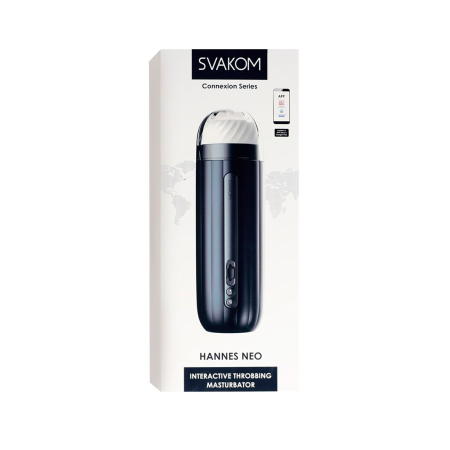 Інтерактивний смарт-мастурбатор Svakom Hannes Neo, підігрів до 38°C - фото №7