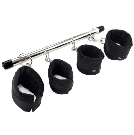 Колодка-розпірка для рук та ніг Art of Sex – Bondage Soft Touch BDSM Spreader, чорний - фото №2