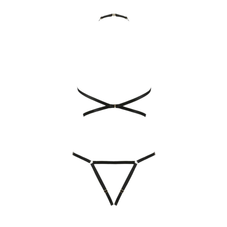 Жіноче боді-портупея Passion Exclusive Ivena XXL/XXXL, black - фото №4