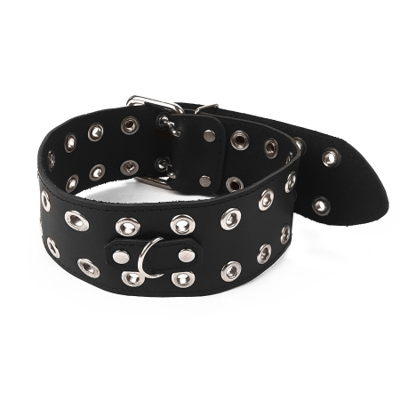 Нашийник Art of Sex - Tessa, натуральна шкіра, колір чорний №4