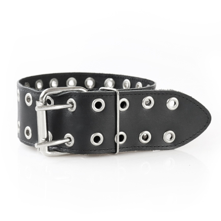 Нашийник Art of Sex - Tessa, натуральна шкіра, колір чорний №6