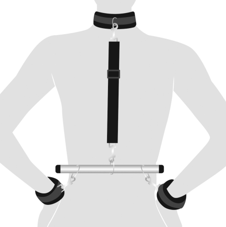 Фіксатор для рук та шиї Art of Sex - Trust me, колір чорний - фото №2