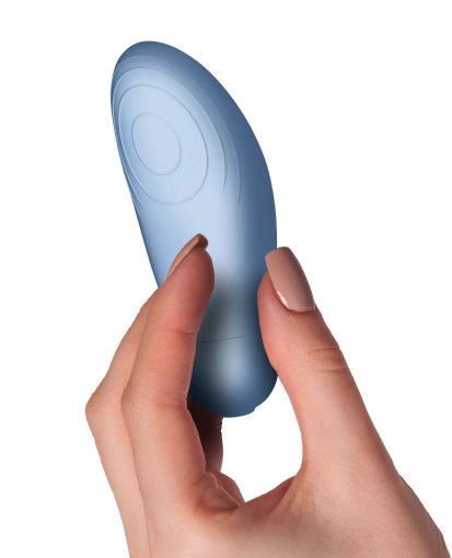 Кліторальний вібратор SugarBoo Blue Bae, працює від батарейок (у комплекті) - фото №4