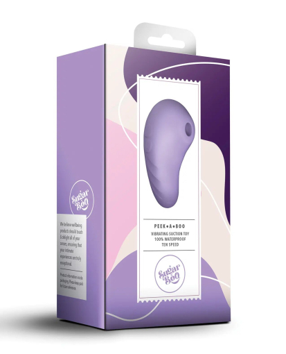Вакуумний стимулятор з вібрацією SugarBoo Peek-A-Boo, 10 режимів - фото №4