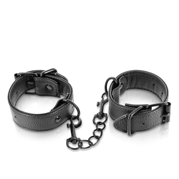 Наручники Fetish Tentation Adjustable Handcuffs, регульовані, знімний ланцюжок з карабінами - фото