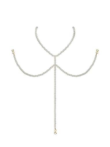 (SALE) Намисто під перли на декольте Obsessive A757 necklace pearl - фото