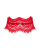 Широкий мереживний чокер Obsessive Bergamore choker, red - фото
