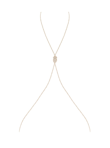 Ланцюжок для бюста з кулоном-совою Obsessive Bijou 901 - фото №3