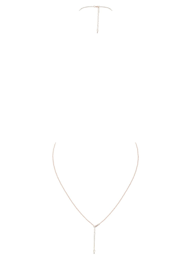 Ланцюжок для бюста з кулоном-совою Obsessive Bijou 901 - фото №4