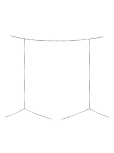 (SALE) Ланцюжок-гартери з каменями Obsessive Bijou 905 - фото №3