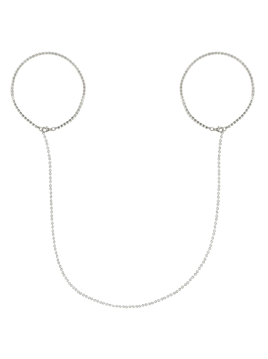 Ланцюжки-наручники з каменями Obsessive Bijou 907 - фото №2