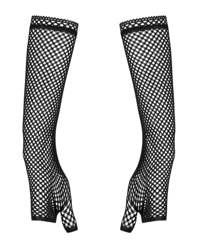 Сітчасті мітенки Obsessive Darkie mittens, black - фото №2