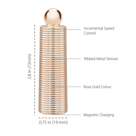 Вібромасажер Pillow Talk Secrets Desires 6-Piece Mini Massager Set - Navy - фото №8