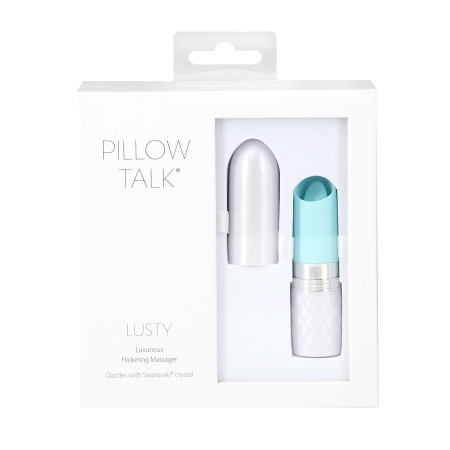 Вібратор Pillow Talk Lusty Luxurious Flickering Massager - Teal - фото №7
