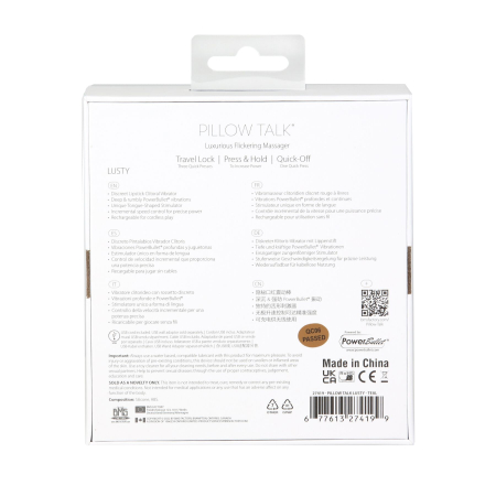 Вібратор Pillow Talk Lusty Luxurious Flickering Massager - Teal - фото №8