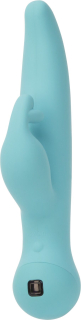 Вібратор-кролик Touch by SWAN - Trio Teal, сенсорне керування, ротація, діаметр 3,8 см - - фото №4