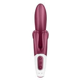 Вібратор-кролик Satisfyer Touch Me Red, подвійний відросток, 3 потужні мотори - - фото №6