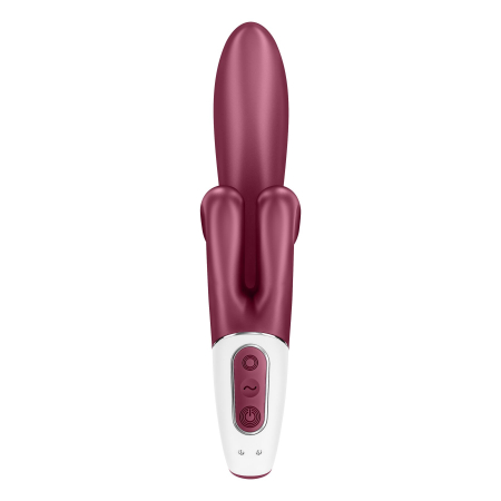 Вібратор-кролик Satisfyer Touch Me Red, подвійний відросток, 3 потужні мотори - фото №6
