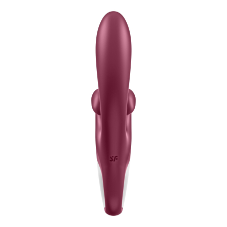 Вібратор-кролик Satisfyer Touch Me Red, подвійний відросток, 3 потужні мотори - фото №3