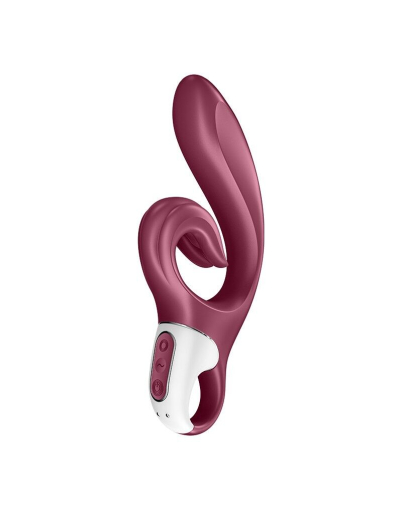 Вібратор-кролик Satisfyer Love Me Red, гнучкий, відросток з потрійним кінчиком - фото №2