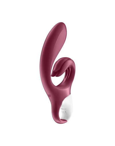 Вібратор-кролик Satisfyer Love Me Red, гнучкий, відросток з потрійним кінчиком - фото №6