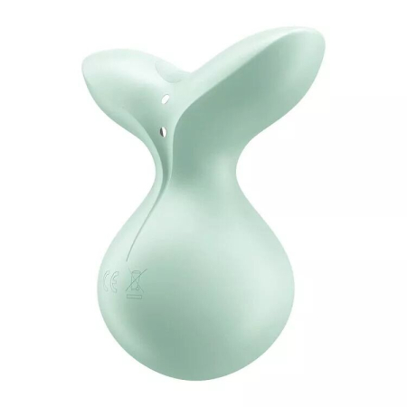 Мінівібромасажер Satisfyer Viva la Vulva 3 Mint - фото №4